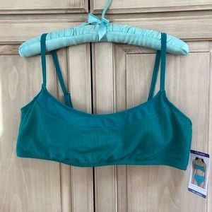 Social Standard Sanctuary bikini top sz XXL green nwt